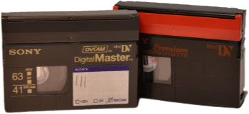 MiniDV- ja DVCAM-kasetit